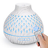 Aroma Diffuser Auto Shut Off 400ml Essential Oil Diffuser with Diamond-Shaped Design 3 Timer Setting Diffuser for Essential Oils with Great Mist - Whisper Quie