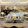 Art Deco 3D Home Decoration Contemporary Wall Covering,  Canvas Material Adhesive required Mural,  Room Wallcovering