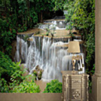 Art Deco Custom Mural Waterfall Suitable for Background Wall Restaurant Bedroom Hotel Wall Decoration Art