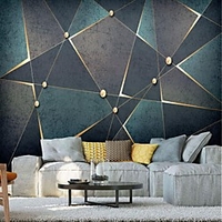 Art Deco Pattern 3D Home Decoration Classic Modern Wall Covering,  Canvas Material Adhesive required Wallpaper Mural Wall Cloth,  Room Wallcovering miniinthebox