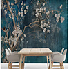 Art Deco Pattern Floral Botanical Home Decoration Classic Modern Wall Covering,  Canvas Material Adhesive required Wallpaper Mural Wall Cloth,  Room Wallcovering