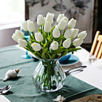Artificial Flower Plastic European Bouquet Tabletop Flower Bouquet 10