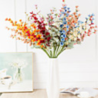 Artificial Plants Plastic Rustic Bouquet Tabletop Flower Bouquet 2 Delphinium Grandiflorum