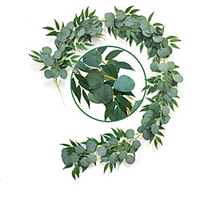 Artificial Plants Plastic Wedding Vine Eucalyptus 200cm miniinthebox