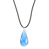 Arty-Crafty Drop Shaped Necklace (Assorted Color)