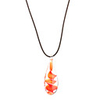 Arty-Crafty Oblate Drop Shaped Necklace (Assorted Color)