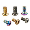 ASIR Bike Brakes Parts Screws High Strength Durable For Road Bike Mountain Bike MTB Folding Bike Recreational Cycling Cycling Bicycle Steel Alloy Rainbow Grey Gold