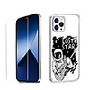 Astronaut Case For iPhone 12 iPhone 11 iPhone 12 Pro Max Unique Design Protective Case with Screen Protector Shockproof Back Cover TPU