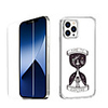 Astronaut Case For iPhone 12 iPhone 11 iPhone 12 Pro Max Unique Design Protective Case with Screen Protector Shockproof Back Cover TPU