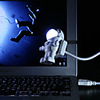 Astronaut Spaceman USB LED Adjustable Night Light for Computer PC Lamp Desk Light