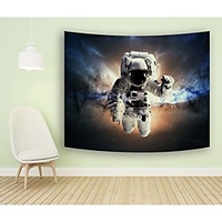 Astronaut Wall Tapestry Art Decor Blanket Curtain Hanging Home Bedroom Living Room Decoration Polyester miniinthebox