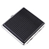 Athens Style Grid Leather Cigarette Case (Hold 20)