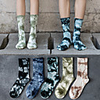 Athletic Sports Socks 1 Pack Tie Dye Long Men