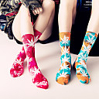 Athletic Sports Socks 1 Pair 1 Pack Tie Dye Long Men