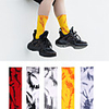 Athletic Sports Socks 1 Pair Cushion Tie Dye Men