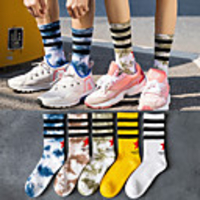 Athletic Sports Socks 1 Pair Stripe Cushion Men