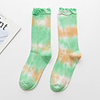 Athletic Sports Socks 1 Pair Tie Dye Long Men