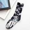 Athletic Sports Socks 1 Pair Tie Dye Long Men