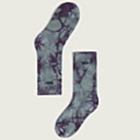 Athletic Sports Socks 1 Pair Tie Dye Long Men