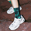 Athletic Sports Socks 1 Pair Tie Dye Long Men