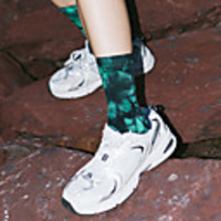 Athletic Sports Socks 1 Pair Tie Dye Long Men
