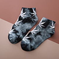 Athletic Sports Socks 1 Pair Tie Dye Short Men