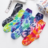 Athletic Sports Socks 6 Pairs Tie Dye Long Men