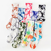 Athletic Sports Socks 9 pairs Tie Dye Long Men