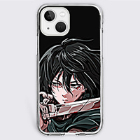 Attack on Titan Cartoon Character Phone Case For Apple iPhone 13 12 Pro Max 11 SE 2020 X XR XS Max 8 7 Unique Design Protective Case Shockproof Dustproof Back Cover TPU miniinthebox