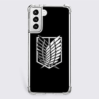 Attack on Titan Cartoon Characters Phone Case For S22 S21 S20 Plus Ultra FE S10 S9 S8 S7 Plus Edge A32 A22 A12 A02 A21s Unique Design Protective Case Shockproof Dustproof Back Cover TPU miniinthebox