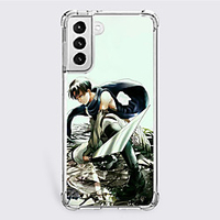 Attack on Titan Cartoon Characters Phone Case For S22 S21 S20 Plus Ultra FE S10 S9 S8 S7 Plus Edge A32 A22 A12 A02 A21s Unique Design Protective Case Shockproof Dustproof Back Cover TPU miniinthebox