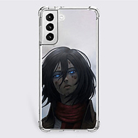 Attack on Titan Cartoon Characters Phone Case For Samsung S21 S21 Plus S21 Ultra Unique Design Protective Case Shockproof Dustproof Back Cover TPU miniinthebox