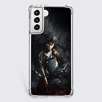 Attack on Titan Cartoon Characters Phone Case For Samsung S21 S21 Plus S21 Ultra Unique Design Protective Case Shockproof Dustproof Back Cover TPU miniinthebox