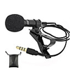 Audio Microphones 3.5mm Jack Plug Clip-on Lavalier Mic Stereo Mini Wired External Microphone for Mobile Phone