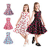 Audrey Hepburn Country Girl Dresses 1950s Vintage Vintage Inspired Hepburn Dress JSK / Jumper Skirt A-Line Dress Tea Dress Girls