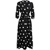 Audrey Hepburn Country Girl Polka Dots Dresses Retro Vintage 1950s Wasp-Waisted Dress Masquerade Women