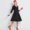 Audrey Hepburn Dresses Retro Vintage 1950s 1960s Wasp-Waisted Dress Women