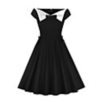 Audrey Hepburn Dresses Retro Vintage 1950s Little Black Dress Vacation Dress Dress Masquerade A-Line Dress Tea Dress Women