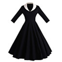 Audrey Hepburn Dresses Retro Vintage 1950s Little Black Dress Vacation Dress Dress Masquerade Women