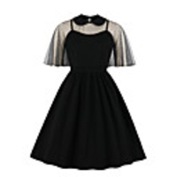 Audrey Hepburn Dresses Retro Vintage 1950s Vacation Dress Dress Masquerade A-Line Dress Tea Dress Women