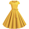 Audrey Hepburn Dresses Retro Vintage 1950s Wasp-Waisted Vacation Dress Dress A-Line Dress Tea Dress Rockabilly Women
