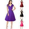 Audrey Hepburn Dresses Retro Vintage 1950s Wasp-Waisted Vacation Dress Dress A-Line Dress Tea Dress Rockabilly Women