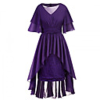 Audrey Hepburn Dresses Retro Vintage 1950s Wasp-Waisted Vacation Dress Dress Masquerade A-Line Dress Tea Dress Women