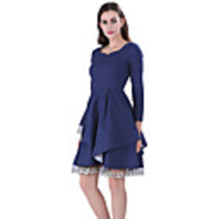 Audrey Hepburn Dresses Retro Vintage 1960s Wasp-Waisted Vacation Dress Dress Women