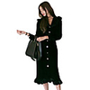 Audrey Hepburn Dresses Retro Vintage Little Black Dress 1930s Wasp-Waisted Dress Women