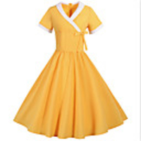 Audrey Hepburn Dresses Vintage Inspired Vacation Dress Dress A-Line Dress Tea Dress Rockabilly Women