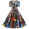 Audrey Hepburn Dresses Vintage Vacation Dress Dress A-Line Dress Tea Dress Rockabilly Women