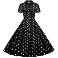 Audrey Hepburn Dresses Vintage Vacation Dress Dress A-Line Dress Tea Dress Rockabilly Women