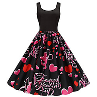 Audrey Hepburn Hepburn Vintage Inspired Dress Party Costume JSK / Jumper Skirt Women