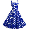 Audrey Hepburn Polka Dots Dresses Retro Vintage 1950s Vacation Dress Dress Party Costume A-Line Dress Tea Dress Women